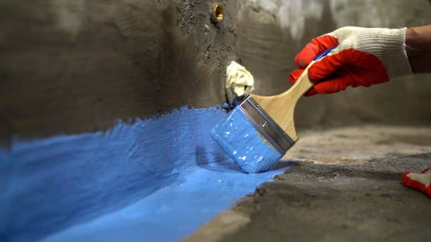 Commercial Wet Basement Repair project at a Camp Dennison, OH business property by SJ Waterproofing Pros